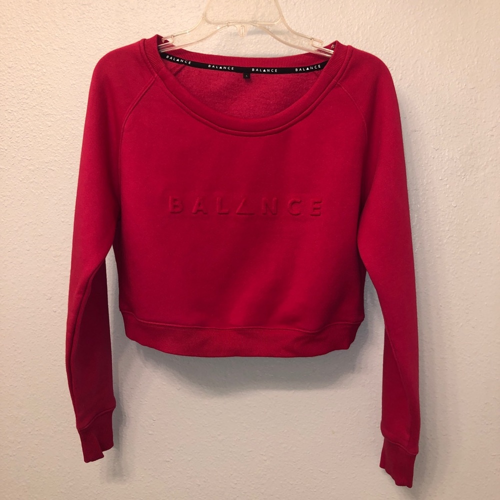 Balance Athletica Essence Crew Hibiscus - size S